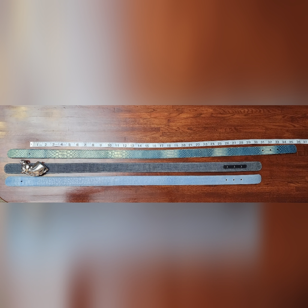 ESCADA women Belts (Price is for the 3 belts).